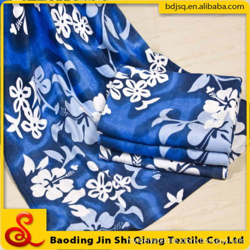 wholesale 100% Cotton Reactive printing custom print flower beach towel